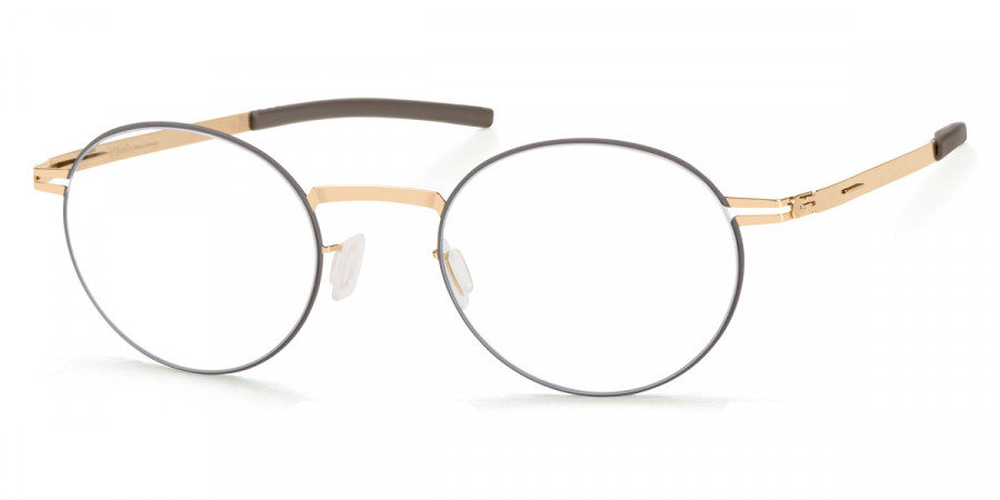 Ic! Berlin Sarma Bouldergold Circle Eyeglasses Side View