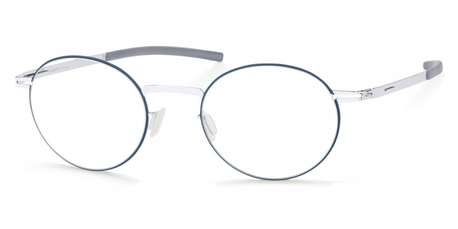 Ic! Berlin Sarma Harbour Silver Circle Eyeglasses Side View