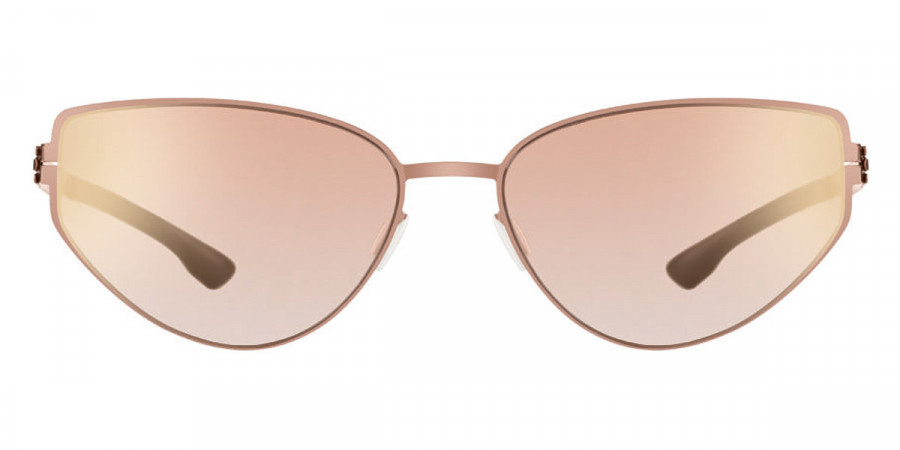 Ic! Berlin Shay Shiny Copper Sunglasses Front View