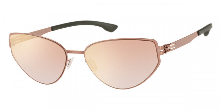 Ic! Berlin Shay Shiny Copper Sunglasses Side View