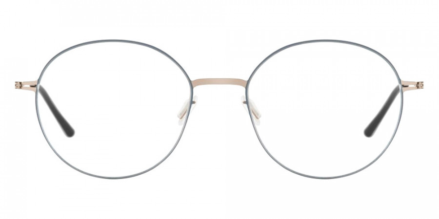 Ic! Berlin Sia Bronze-Taubenblau Circle Eyeglasses Front View