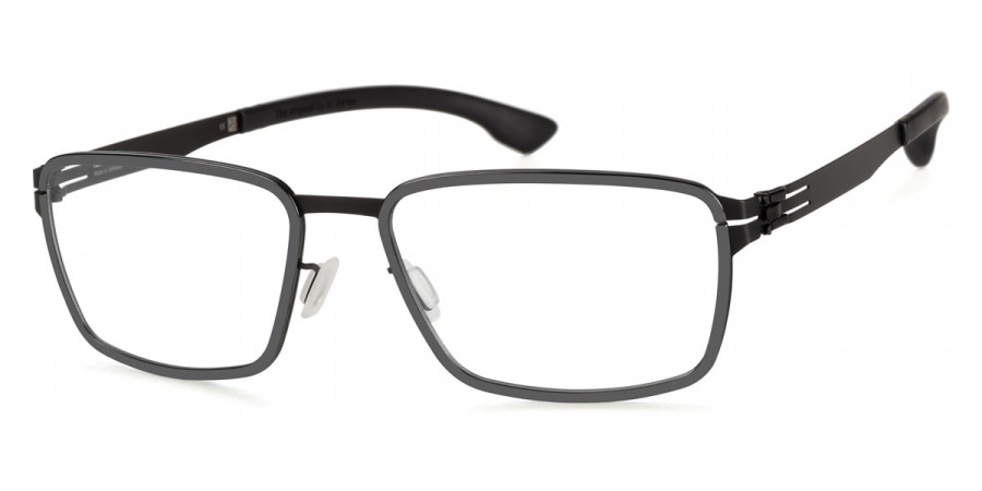 Ic! Berlin Silicon Black-Gun-Metal Eyeglasses Side View