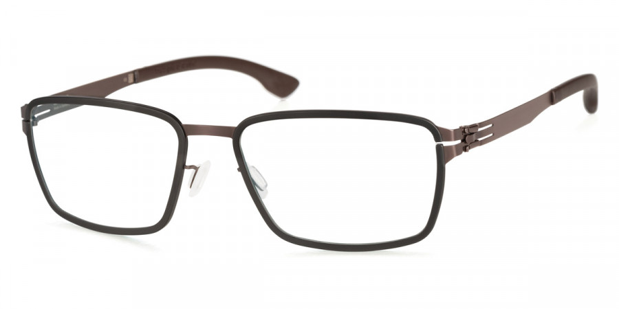 Ic! Berlin Silicon Teak-Black Eyeglasses Side View