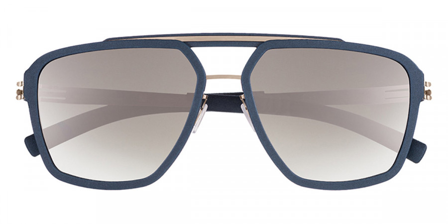 Ic! Berlin Simplicity Bronze Brutal Blue Sunglasses Front View