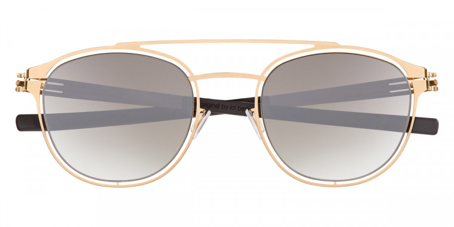 Ic! Berlin Simplicity Rosé-Gold Sunglasses Front View