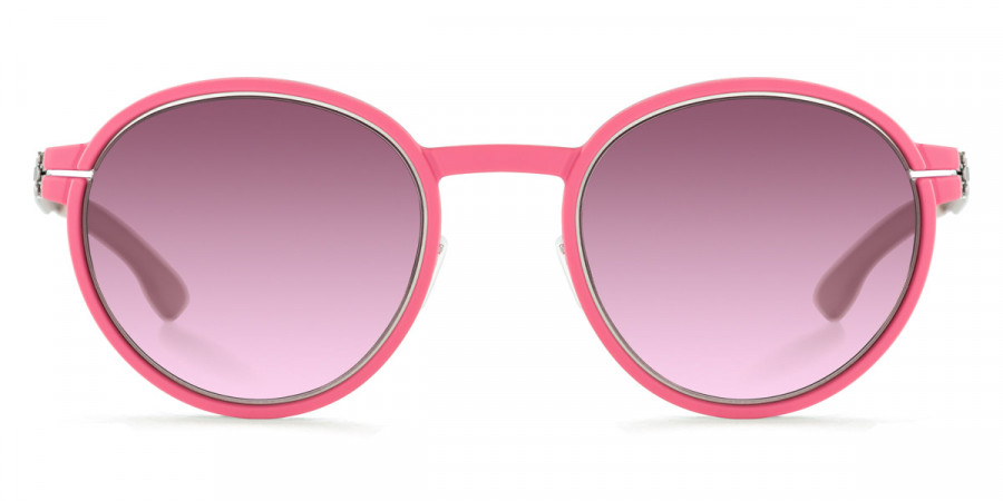 Ic! Berlin Skyway Pearl-Pink-Amethyst Sunglasses Front View