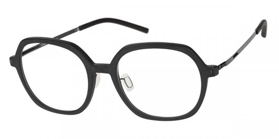 Ic! Berlin Sora Black-Matt Eyeglasses Side View