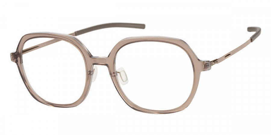 Ic! Berlin Sora Cloudy Brown Eyeglasses Side View