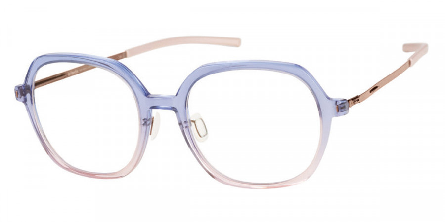 Ic! Berlin Sora Lavender Peach Eyeglasses Side View