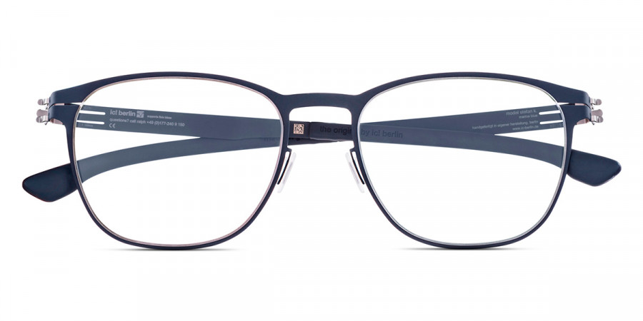 Ic! Berlin Stefan K. Marine Blue Eyeglasses Front View