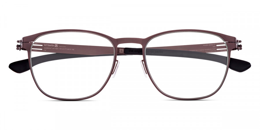 Ic! Berlin Stefan K. Teak Eyeglasses Front View