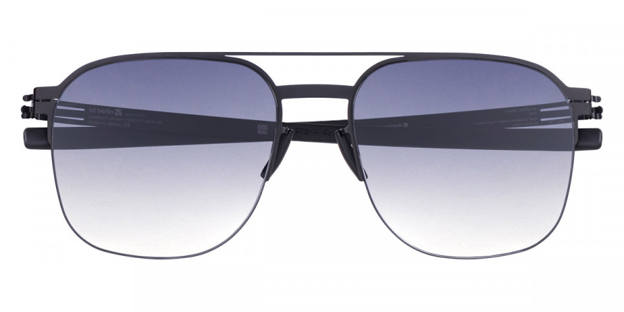 Ic! Berlin Steffen E. Black Sunglasses Front View