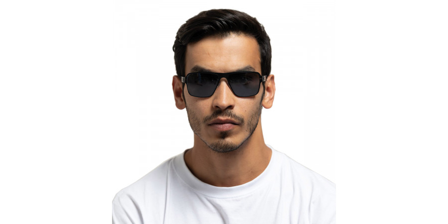 Ic! Berlin Steve B. Black Sunglasses On Male Model