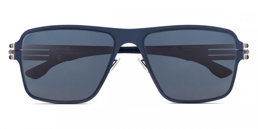 Ic! Berlin Steve B. Marine Blue Sunglasses Front View