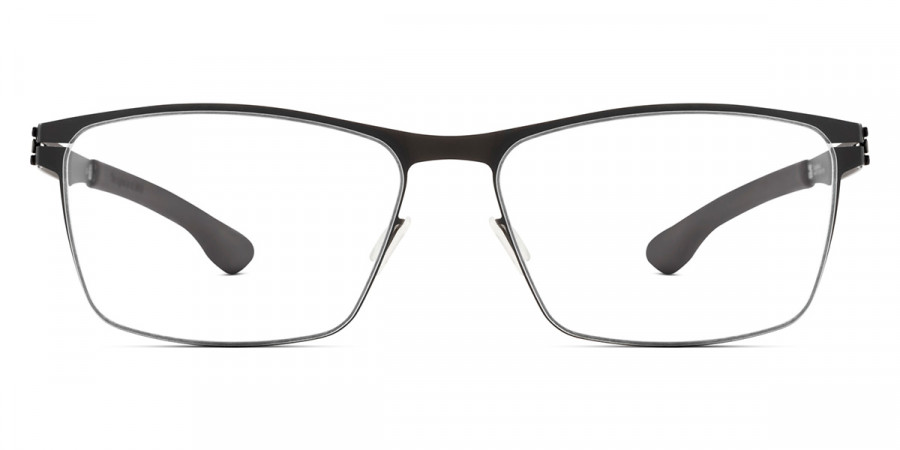 Ic! Berlin Stuart L. Large Black Eyeglasses Front View