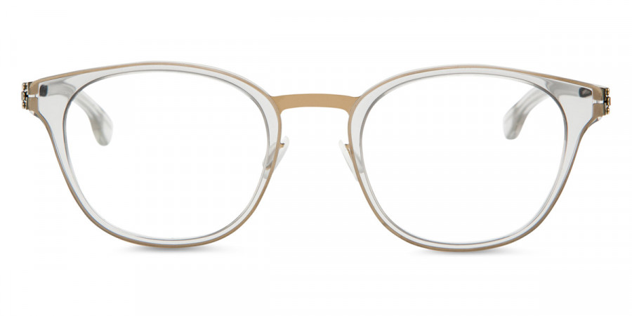 Ic! Berlin Susan W. Shiny-Bronze-Sky-Gray Eyeglasses Front View