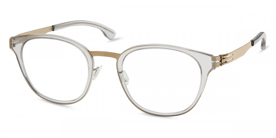 Ic! Berlin Susan W. Shiny-Bronze-Sky-Gray Eyeglasses Side View