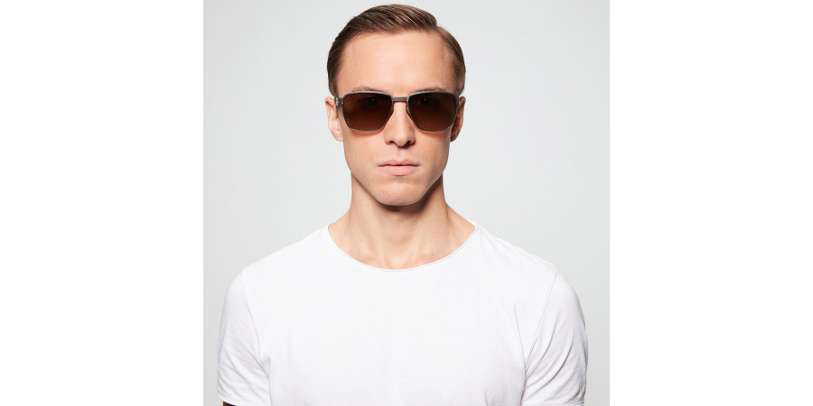 Ic! Berlin T 110 Slate Sunglasses On Male Model