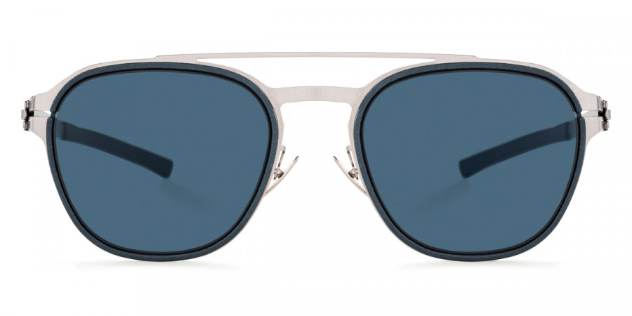 Ic! Berlin T 119 Ceramic-Matt-Brutal-Blue Sunglasses Front View