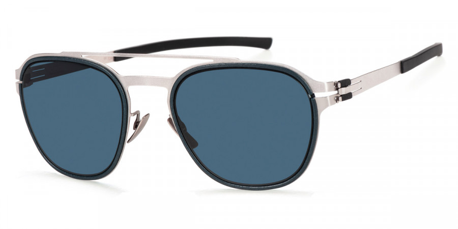 Ic! Berlin T 119 Ceramic-Matt-Brutal-Blue Sunglasses Side View