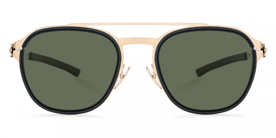 Ic! Berlin T 119 Champagne-Ivy-Green Sunglasses Front View