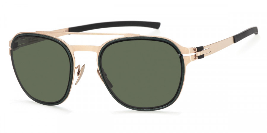 Ic! Berlin T 119 Champagne-Ivy-Green Sunglasses Side View