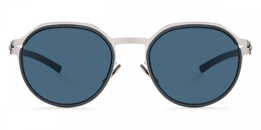 Ic! Berlin T 120 Ceramic-Matt-Brutal-Blue Sunglasses Front View