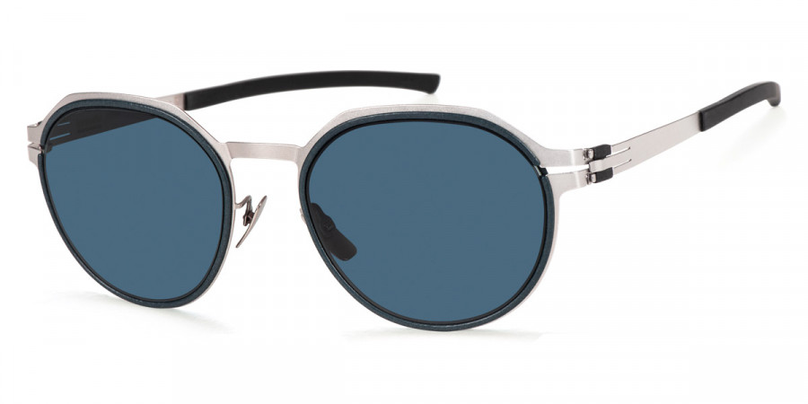 Ic! Berlin T 120 Ceramic-Matt-Brutal-Blue Sunglasses Side View