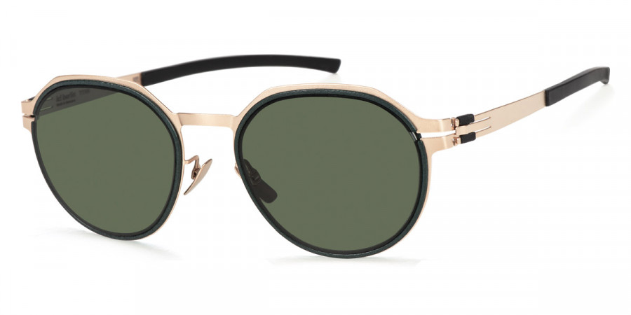 Ic! Berlin T 120 Champagne-Ivy-Green Sunglasses Side View