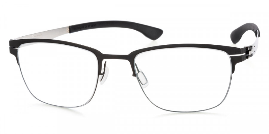 Ic! Berlin The Lone Wolf Black Pearl Eyeglasses Side View