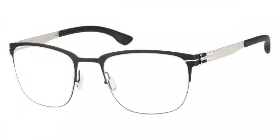 Ic! Berlin The Lone Wolf Large Black Eyeglasses Side View