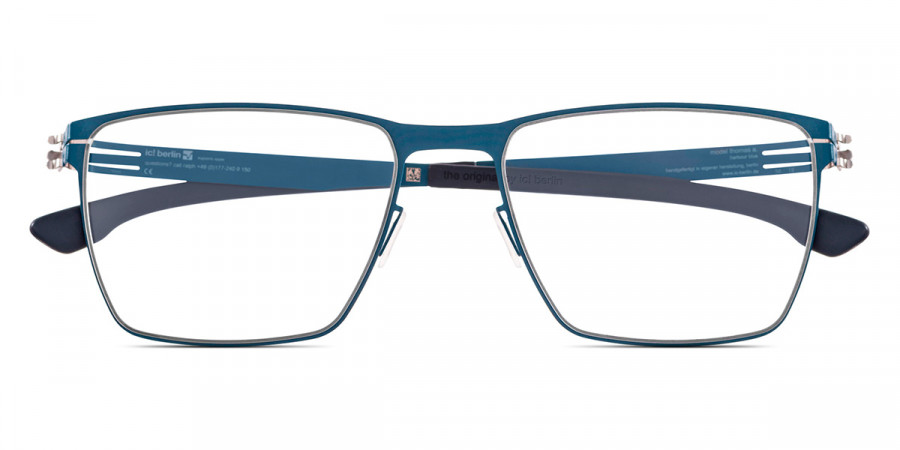 Ic! Berlin Thomas A. Harbour Blue Eyeglasses Front View