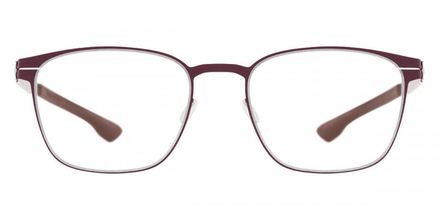 Ic! Berlin Tilmann Bordeaux-Pearl Eyeglasses Front View