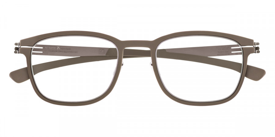 Ic! Berlin Tobias J. Graphite-Taupe Eyeglasses Front View