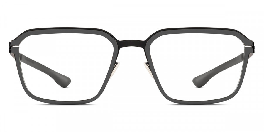 Ic! Berlin Tungsten Black Gunmetal Eyeglasses Front View