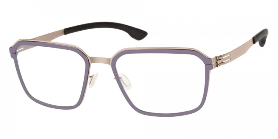 Ic! Berlin Tungsten Bronze Aubergine Eyeglasses Side View