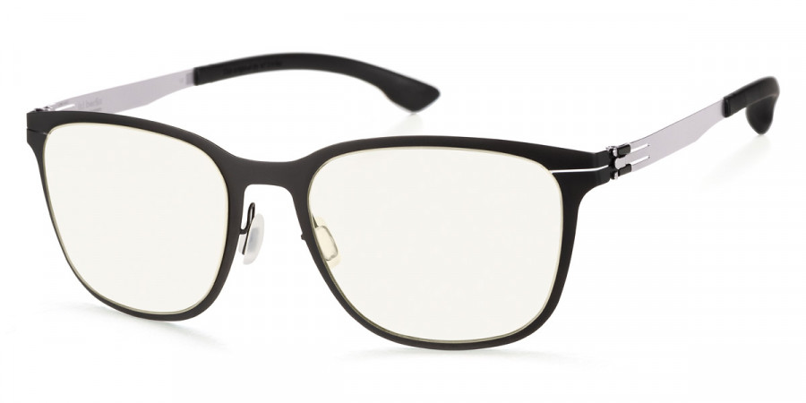 Ic! Berlin Vitan V. Black Eyeglasses Side View