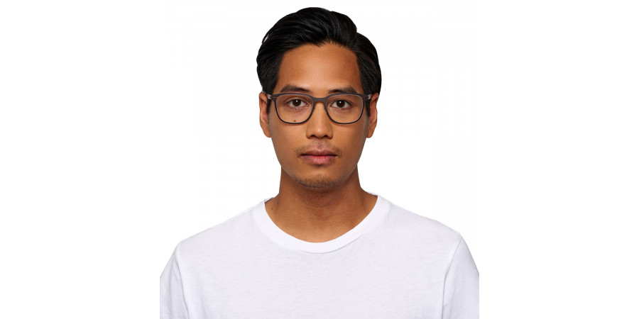 Ic! Berlin Vitan V. Teak Eyeglasses On Male Model