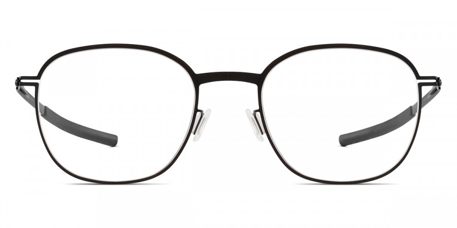 Ic! Berlin Vorias Black Eyeglasses Front View