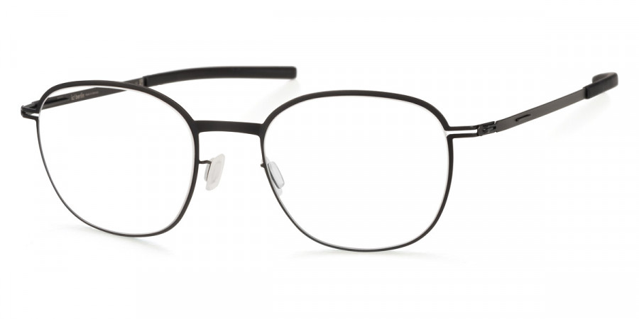 Ic! Berlin Vorias Black Eyeglasses Side View