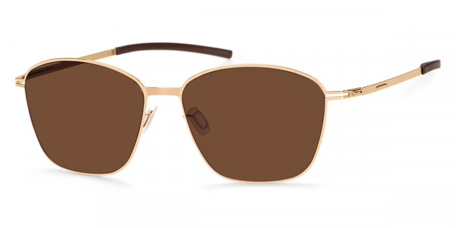 Ic! Berlin Warm Braw Rosé-Gold Sunglasses Side View