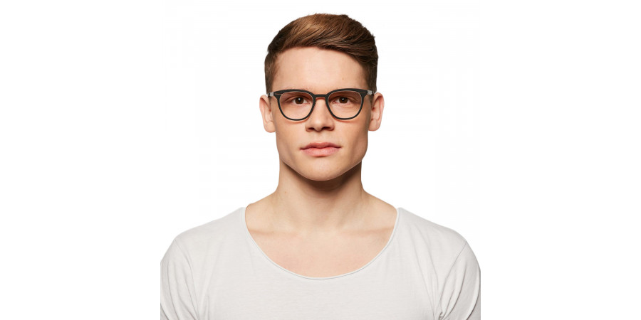 Ic! Berlin Westside Black² Eyeglasses On Male Model