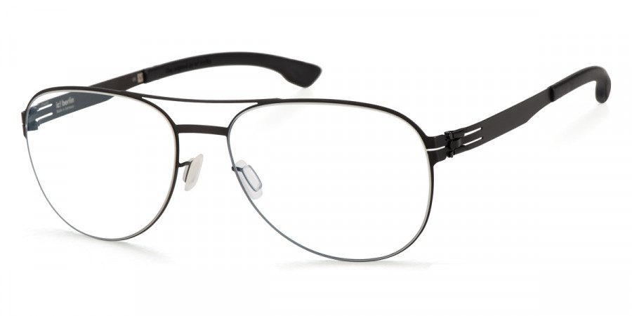 Ic! Berlin Wolfener Black Eyeglasses Side View