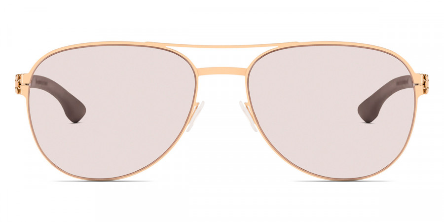 Ic! Berlin Wolfener Rosé-Gold Eyeglasses Front View