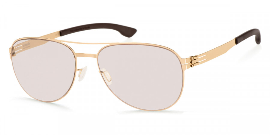 Ic! Berlin Wolfener Rosé-Gold Eyeglasses Side View