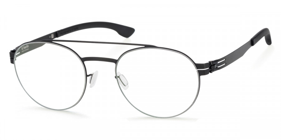 Ic! Berlin X-Berg Black Eyeglasses Side View