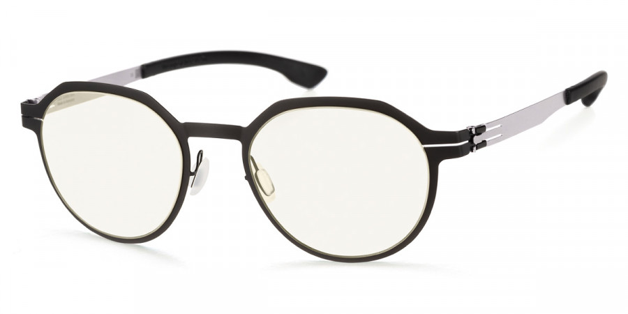 Ic! Berlin Xavier V. Black Pearl Eyeglasses Side View