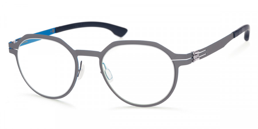 Ic! Berlin Xavier V. Boulder Blue Eyeglasses Side View