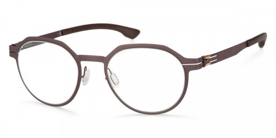 Ic! Berlin Xavier V. Teak Eyeglasses Side View