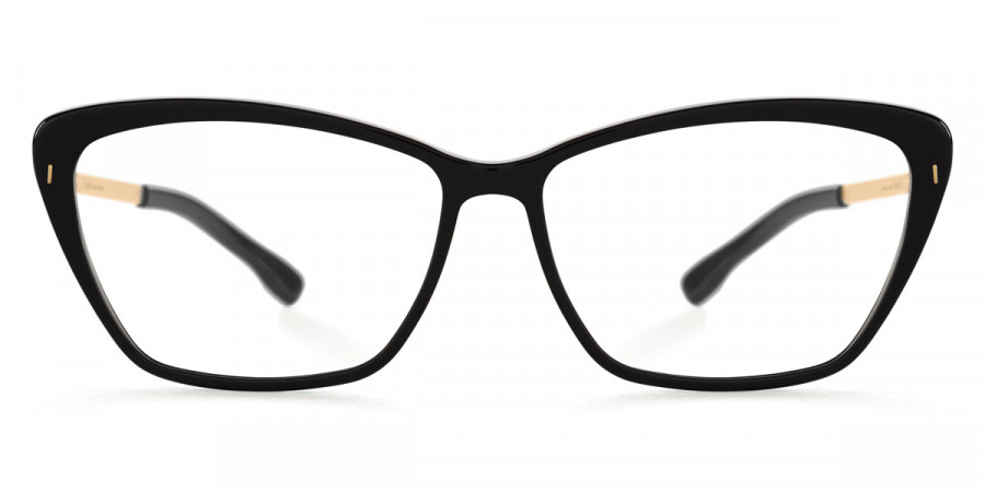 Ic! Berlin Zelda Black Eyeglasses Front View